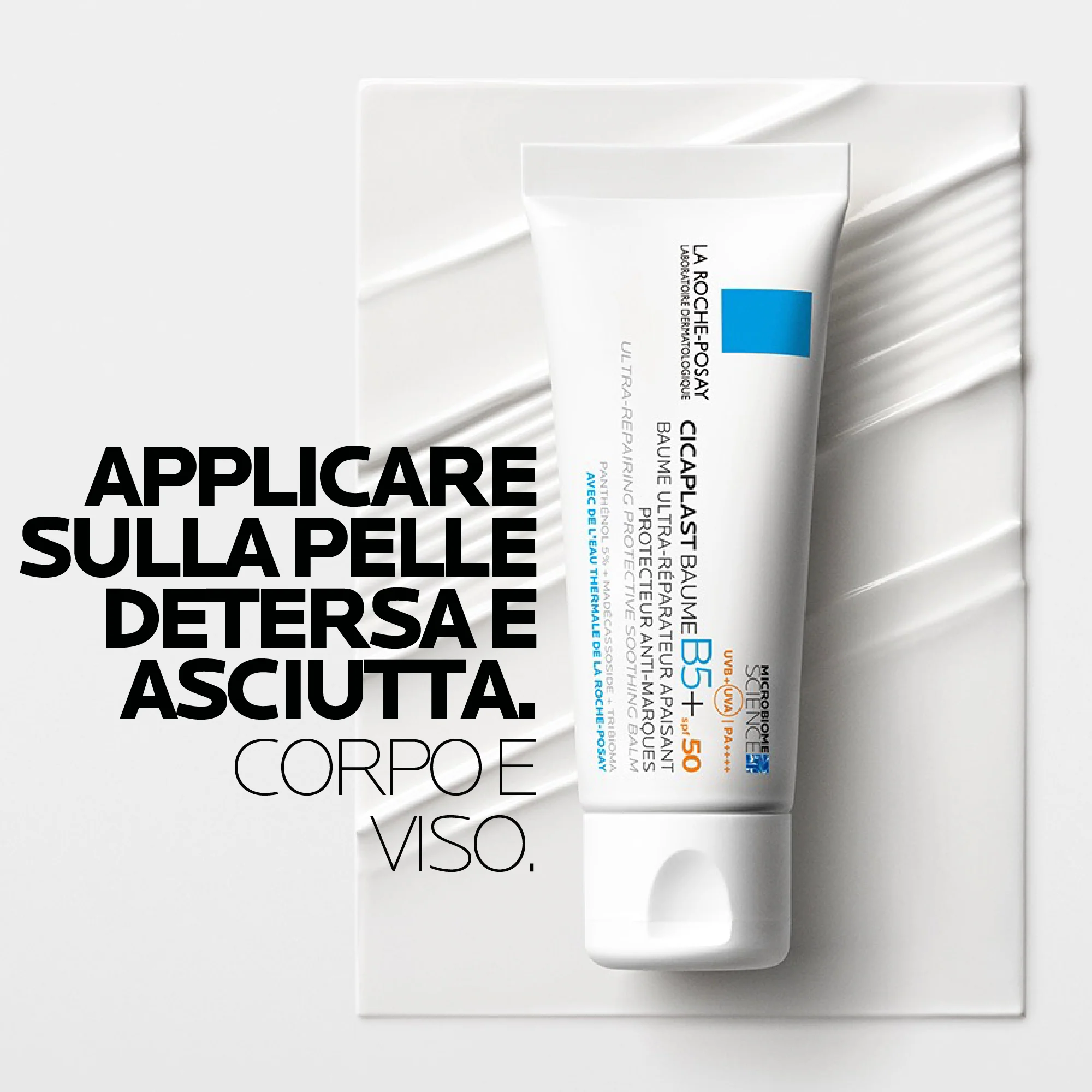 Cicaplast Cicaplast Baume B5+ SPF50 - Crema viso giorno lenitiva, Trattamenti Protettivi, Crema Corpo
