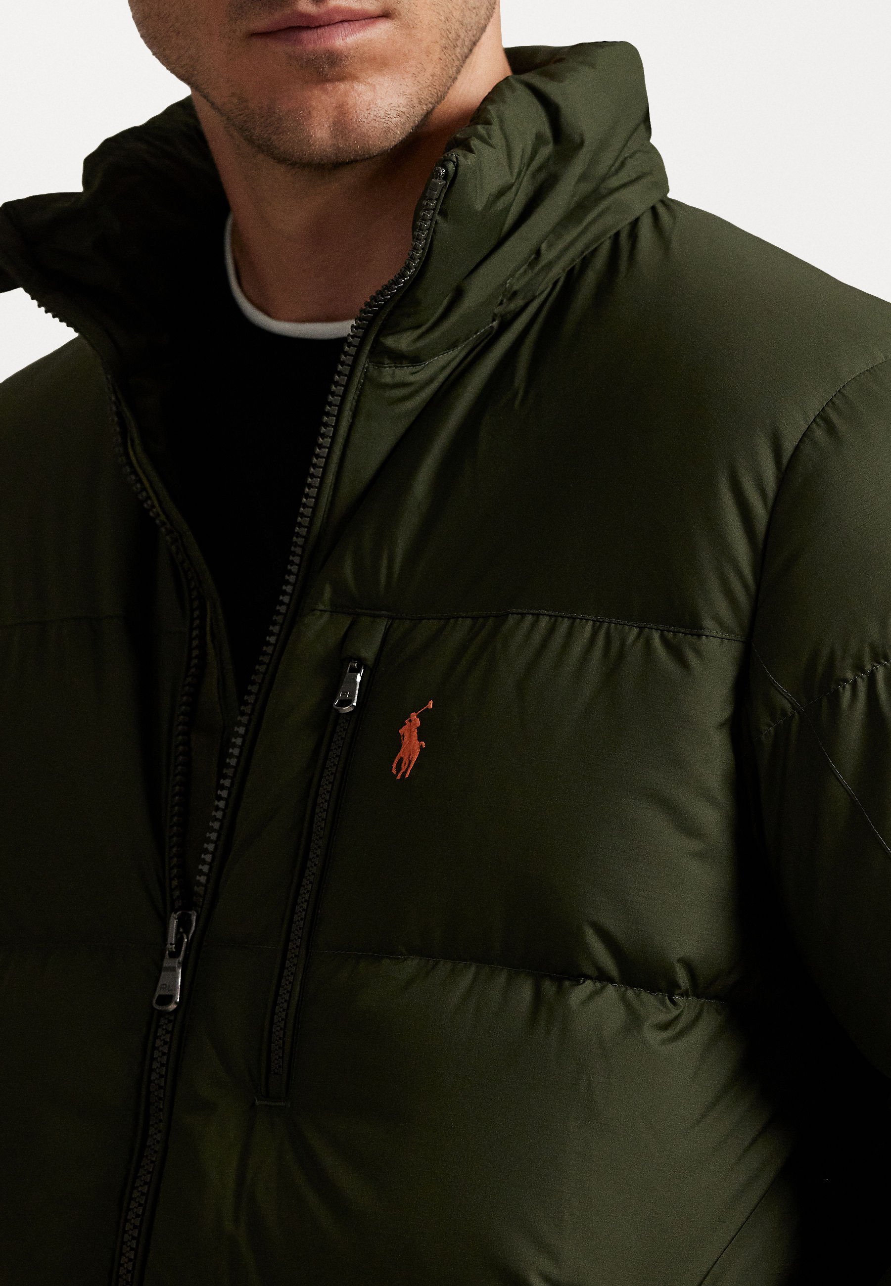 Giacca imbottita Polo Ralph Lauren Big & Tall THE GORHAM - Giacca imbottita - colore verde oliva aziendale