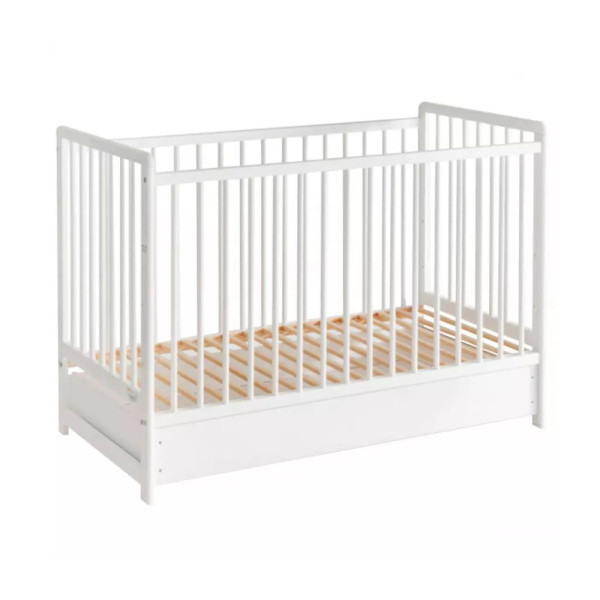Łóżeczko dziecięce CYPI II PLUS 120x60 biały mat