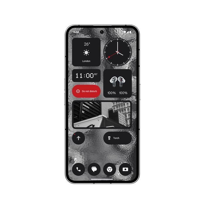 Nada Telefone (2) Smartphone, Cinza Escuro, 12 GB de RAM, 256 GB de armazenamento, tela de 6,7”, Snapdragon 8+ Gen 1, 4700 mAh