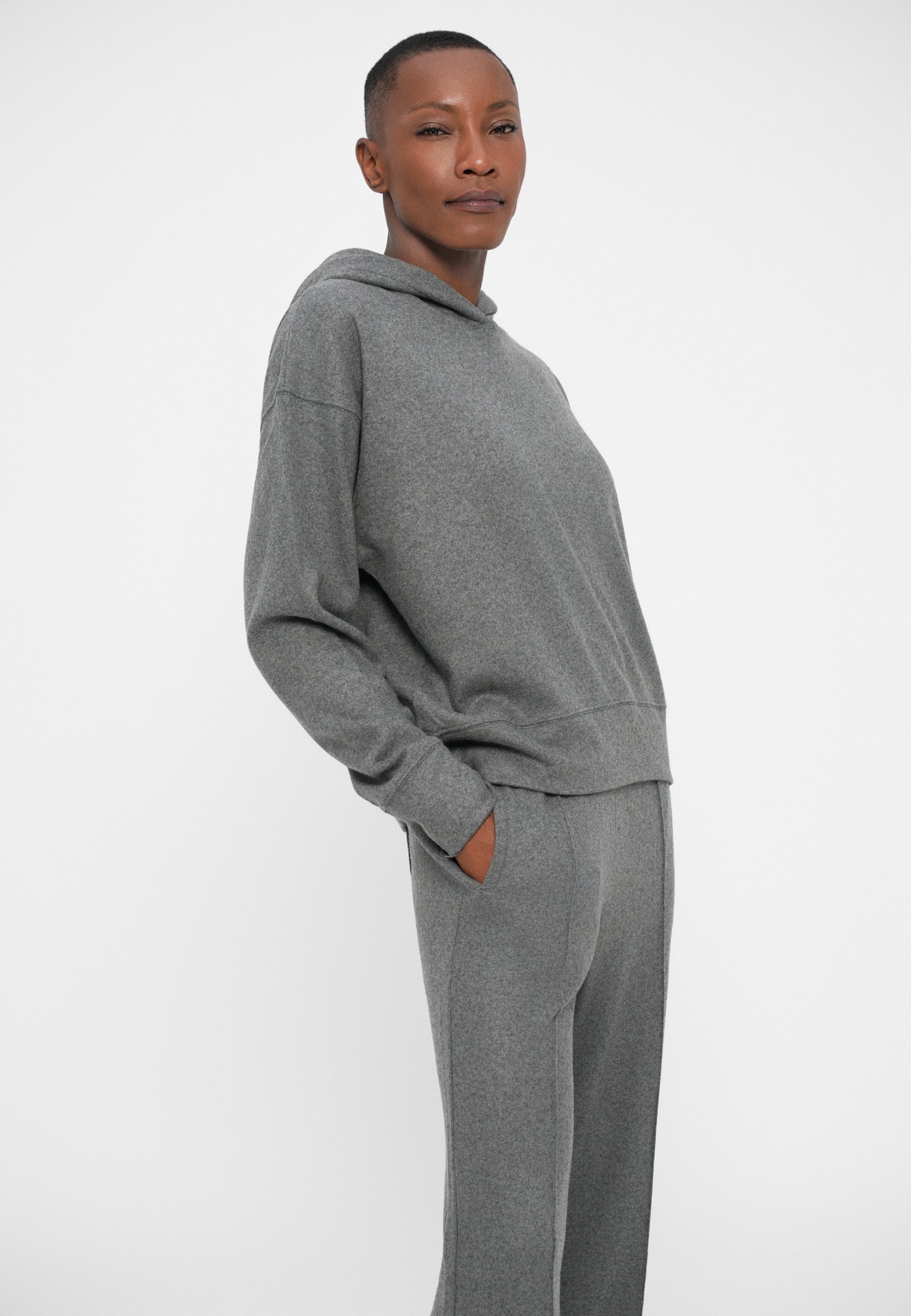 BITE Studios HOODED - Hoodie - grijs gemêleerd