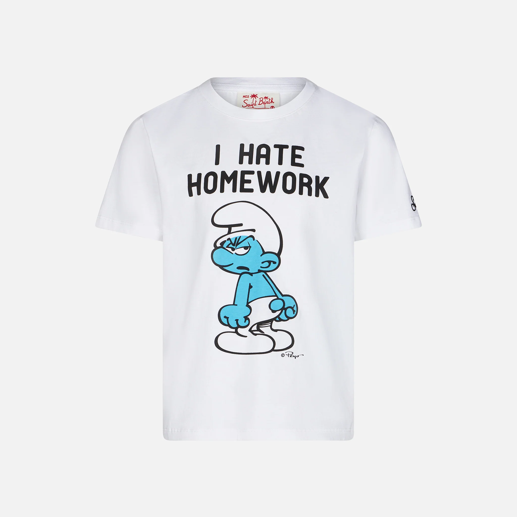 T-shirt da bambino in cotone con stampa puffi | ©PEYO EDIZIONE SPECIAL