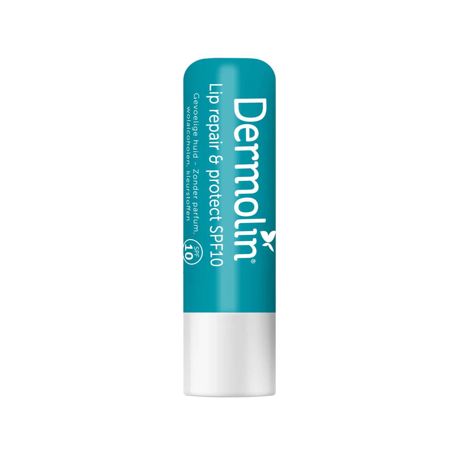 „Dermolin“ lūpų balzamas, atkuriamasis ir apsaugantis lūpas nuo SPF 10 – 4,8 g