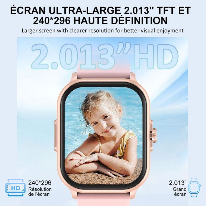 Reloj inteligente para mujer con llamadas Bluetooth - Reloj inteligente de fitness con ECG de 2,01
