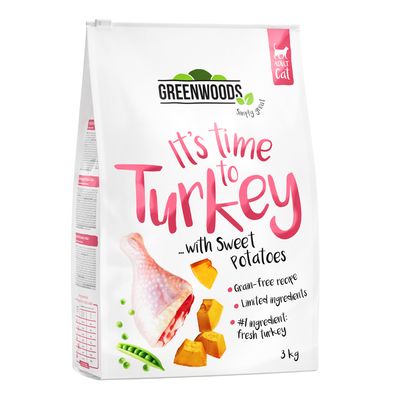Γαλοπούλα Greenwoods με γλυκοπατάτες, αρακά και κολοκύθα