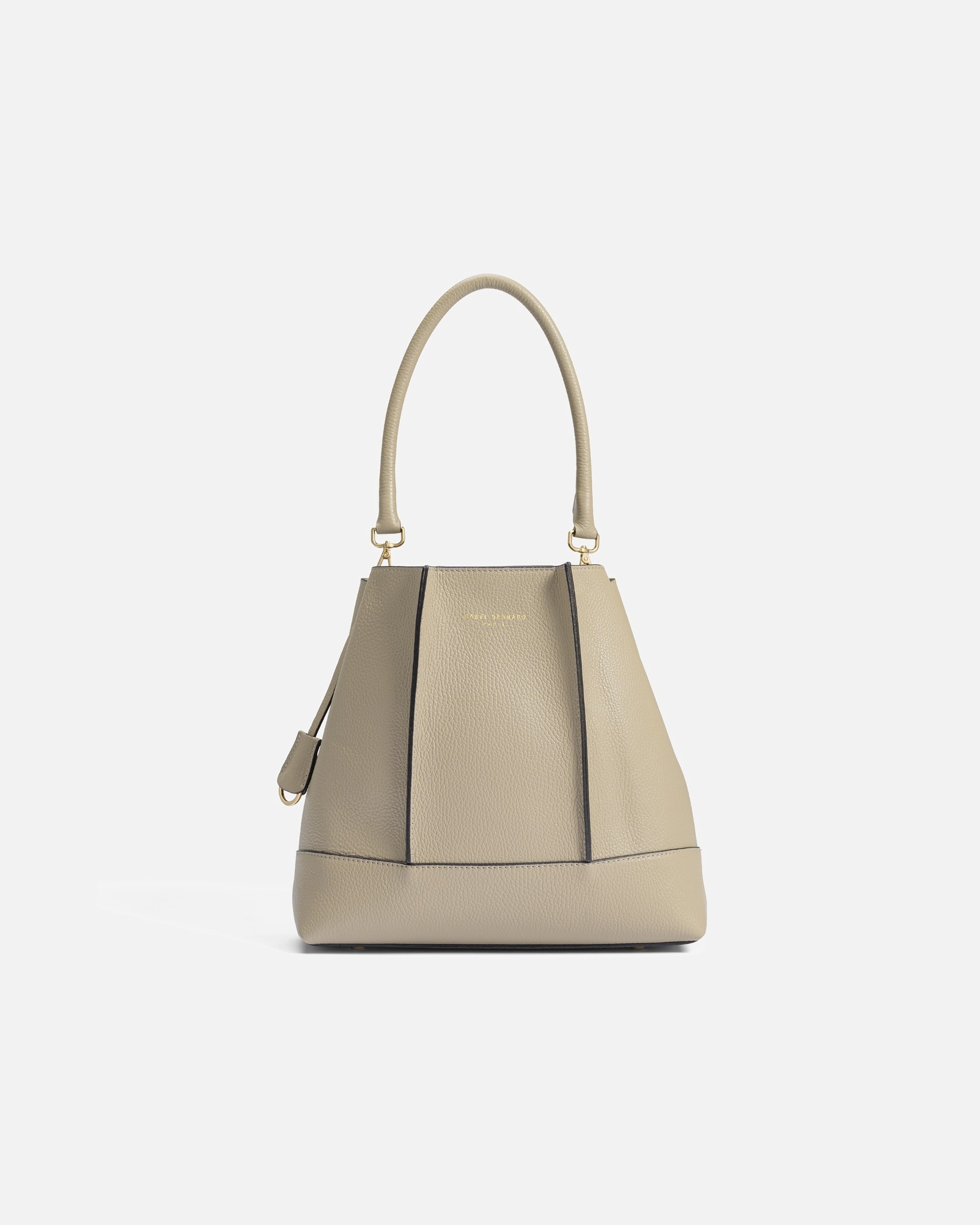 Isabel Bernard torba preko ramena Isabel Bernard Femme Forte Macie taupe - teleća koža - IB25074