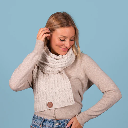 Cabaia Royal Mojito Cream - Cream Scarf