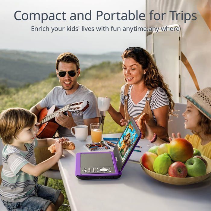 Lecteur DVD Portable Voiture 12,5