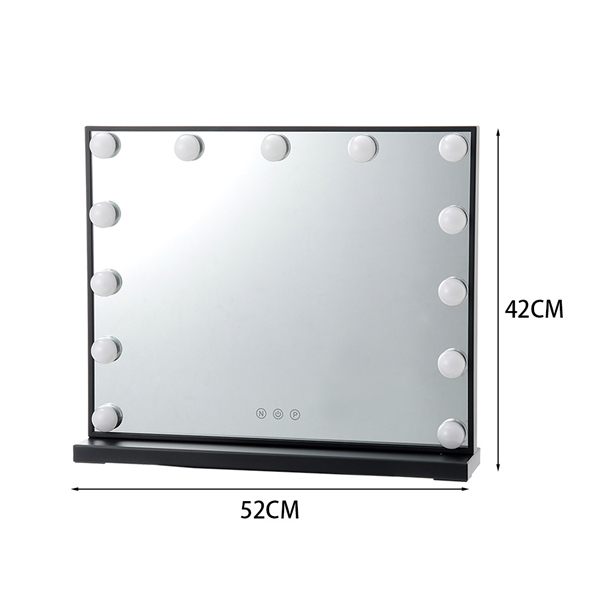 Livingandhome LED sminktükör 52x42cm