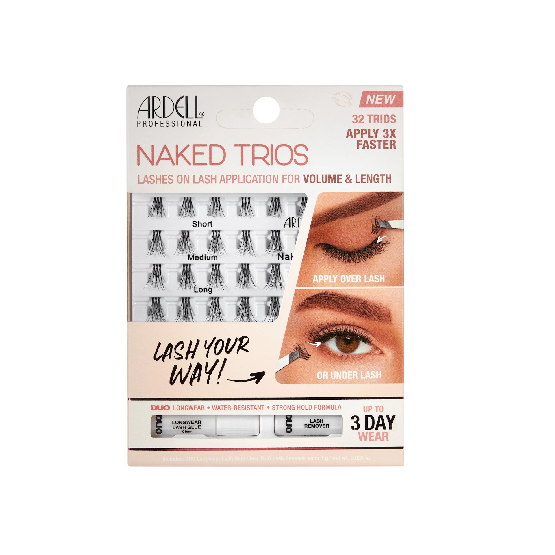 Naked Trios Kit umjetne trepavice - Ardell