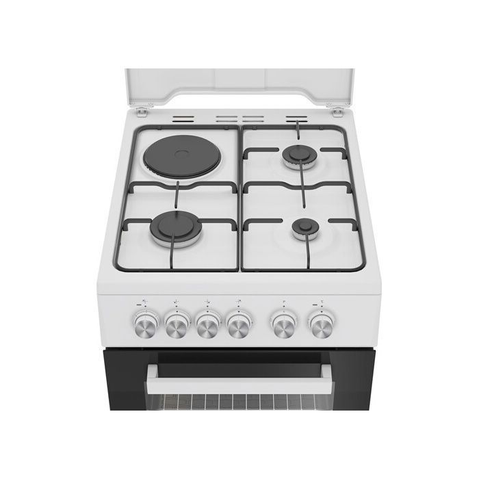 BEKO FSS53011DW 4-burner mixed cooker