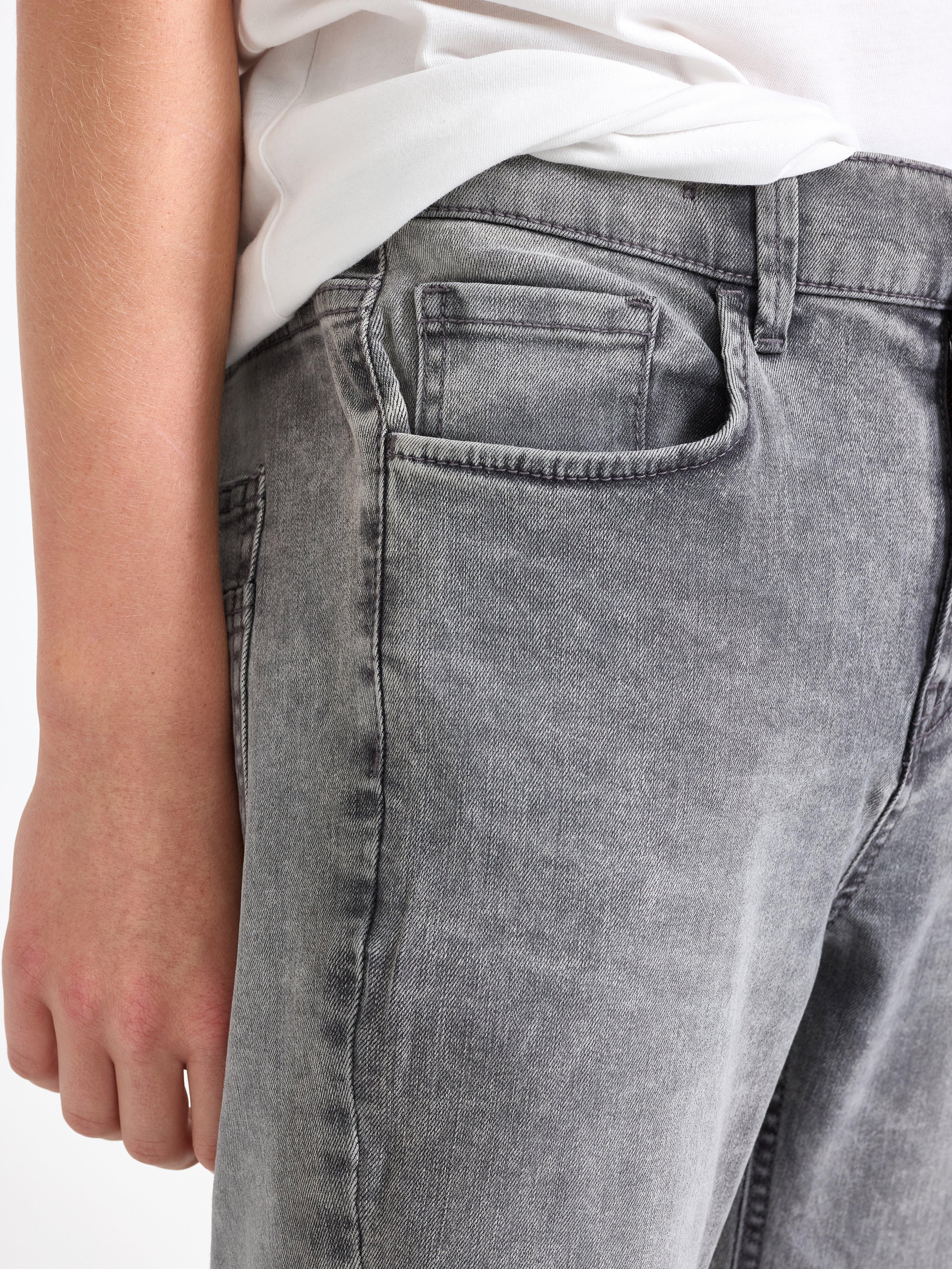 Pantalones vaqueros rectos STAFFAN, de elasticidad media, color gris.