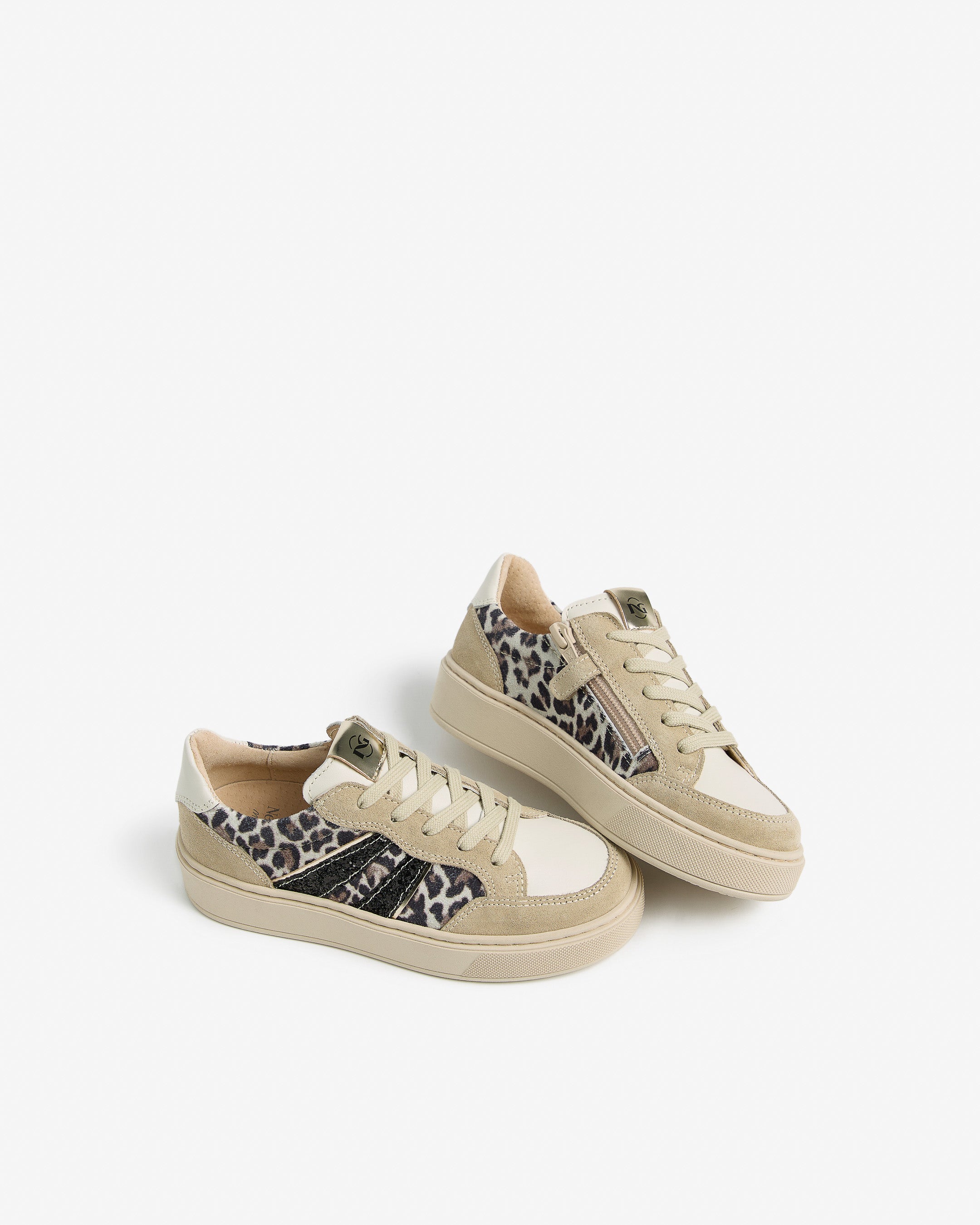 Sneakers Teen da Ragazza in Camoscio, Pelle e Materiale Tecnico