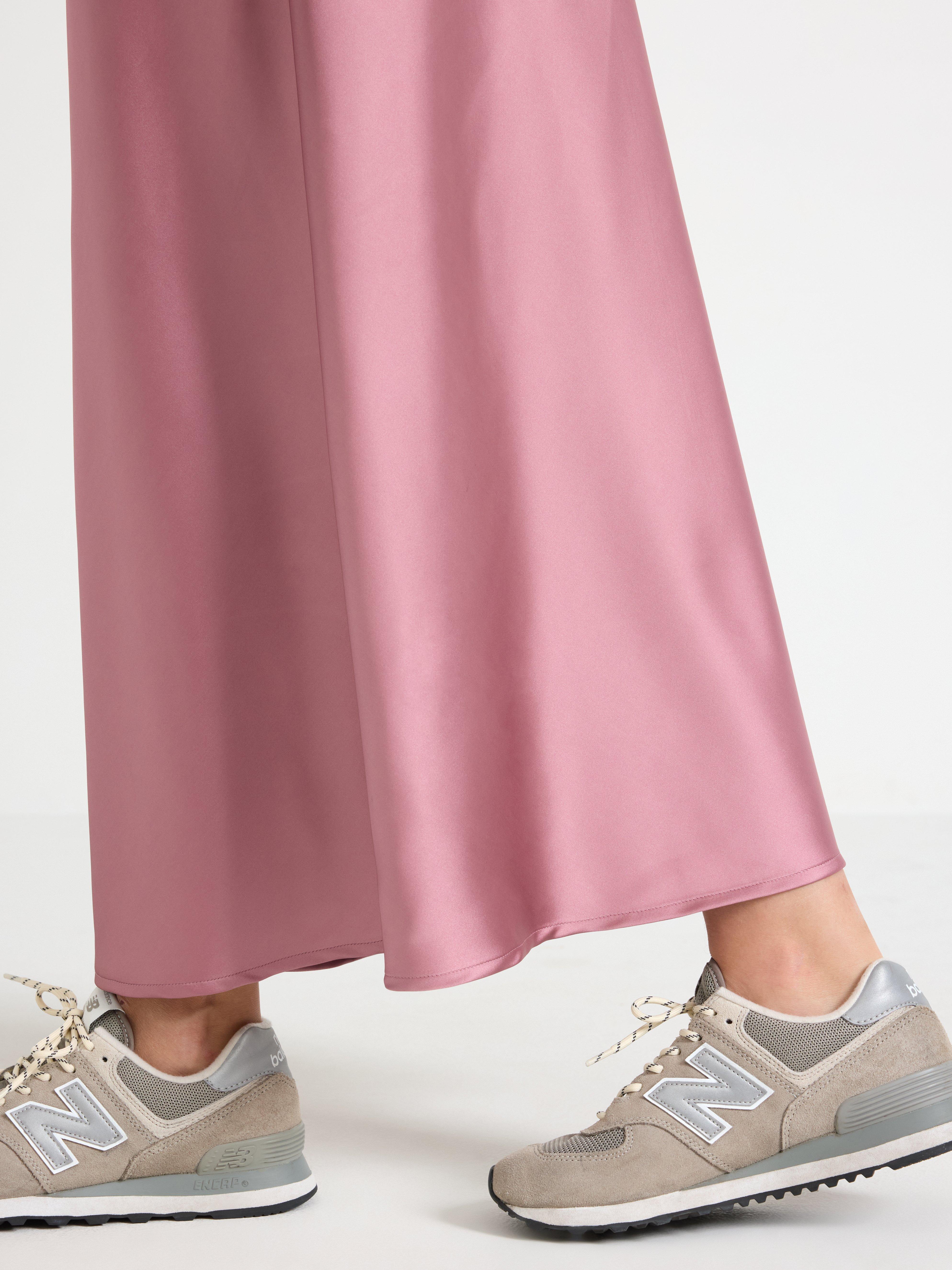 Satengskjørt Dusty Lilac