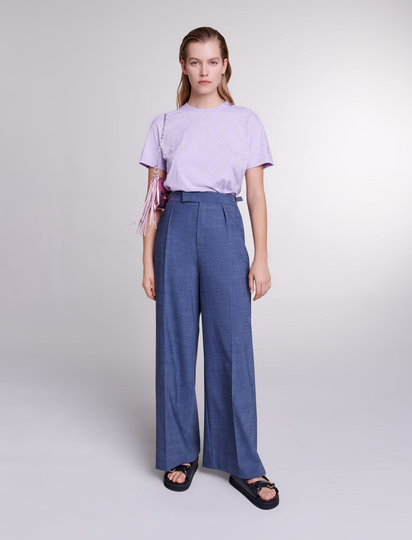 T-shirt met studs - Parma