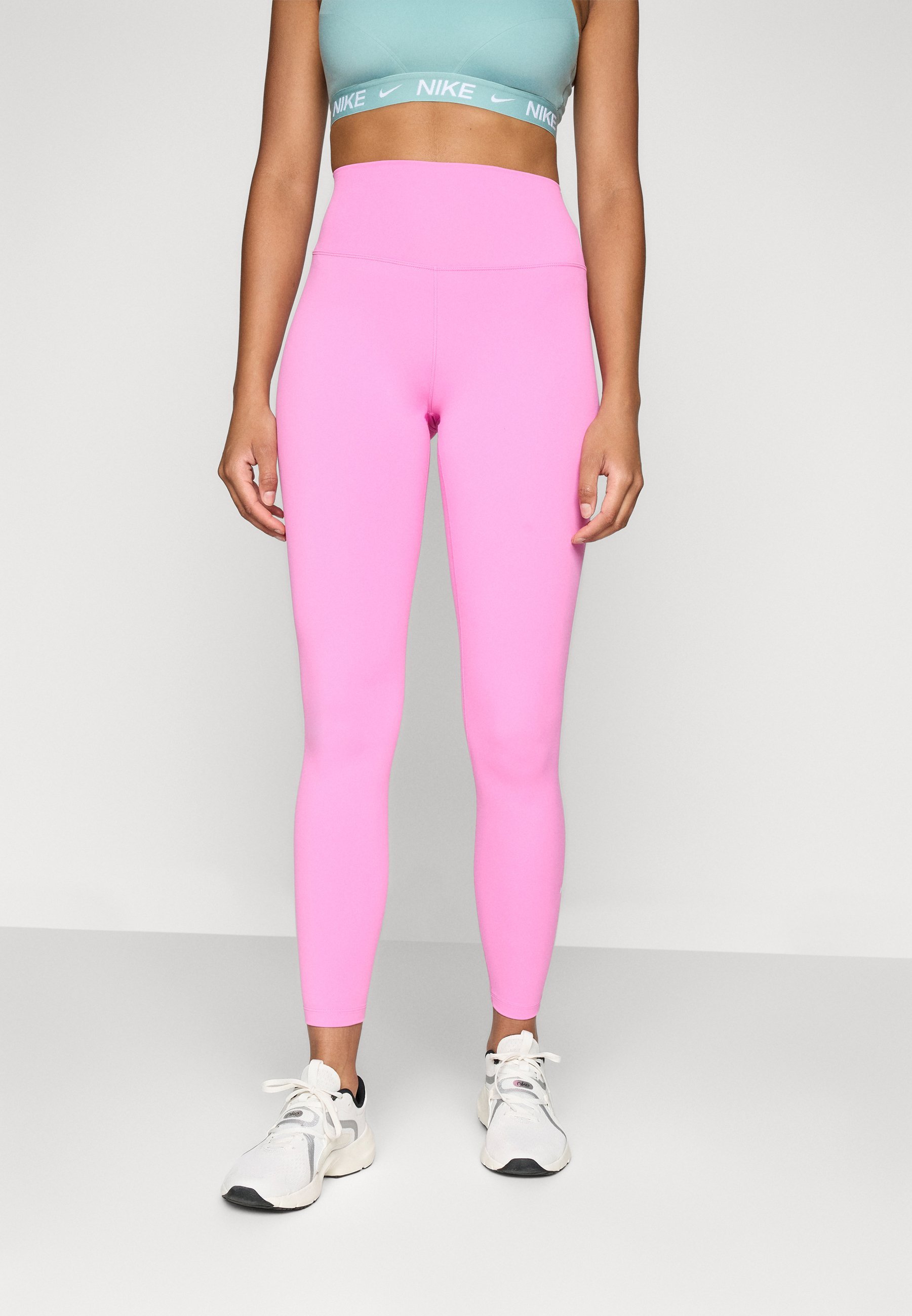 Nike Performance -legginsit - leikkisä pinkki/valkoinen