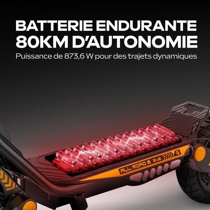 Electric scooter - URBANGLIDE - All Road 6 2x2 - 800 W - 10