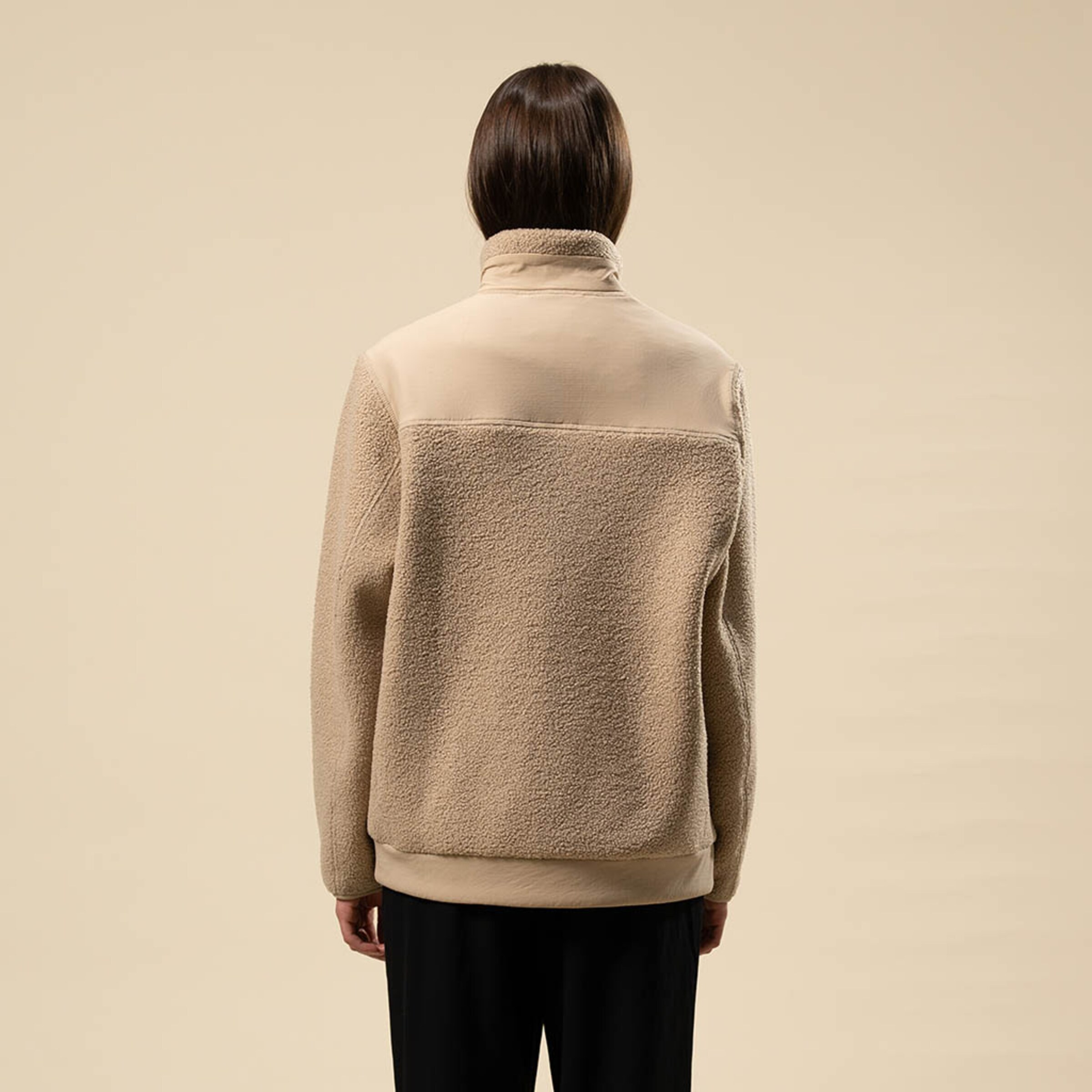 Veste polaire de tous les jours couleur grès