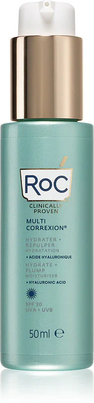 RoC Multi Correxion Hydrate & Plump is een intensief hydraterende crème die de huid verstevigt.