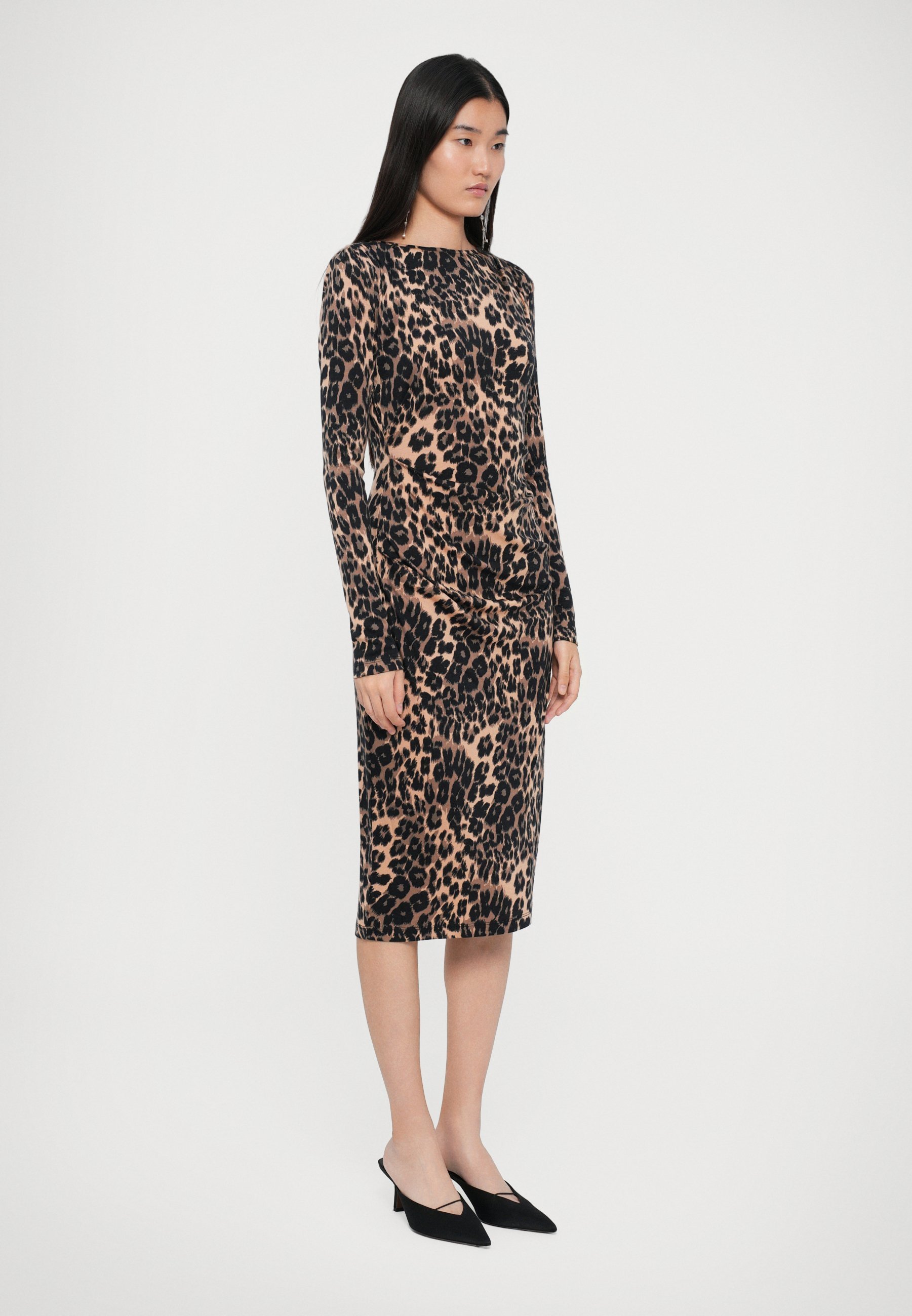 Diane von Furstenberg DARRIUS JURK MET LANGE MOUWEN - Jersey jurk - veelkleurig