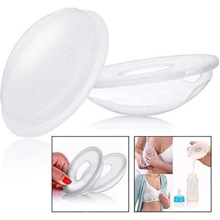 Coquilles d'allaitement pour Mamans,2pcs Tasses Infirmiers,Réutilisables économiseur de Lait Maternel Coquilles d'allaitement Tasses