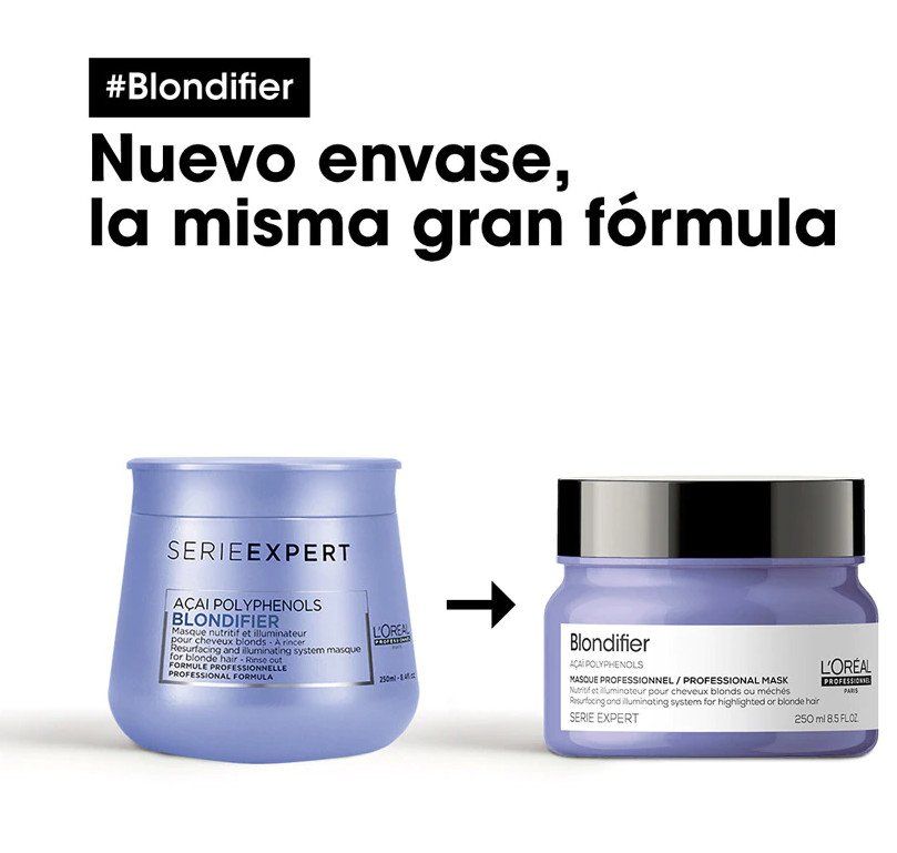 „Blondifier Expert Series“ atkuriamoji ir skaistinanti kaukė Profesionalios saloninės kaukės