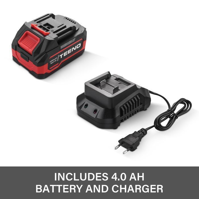 Taille-haies sur perche - TEENO - 2 en 1 - Batterie 20V 4Ah - Lame 24 cm - Poignée orientable