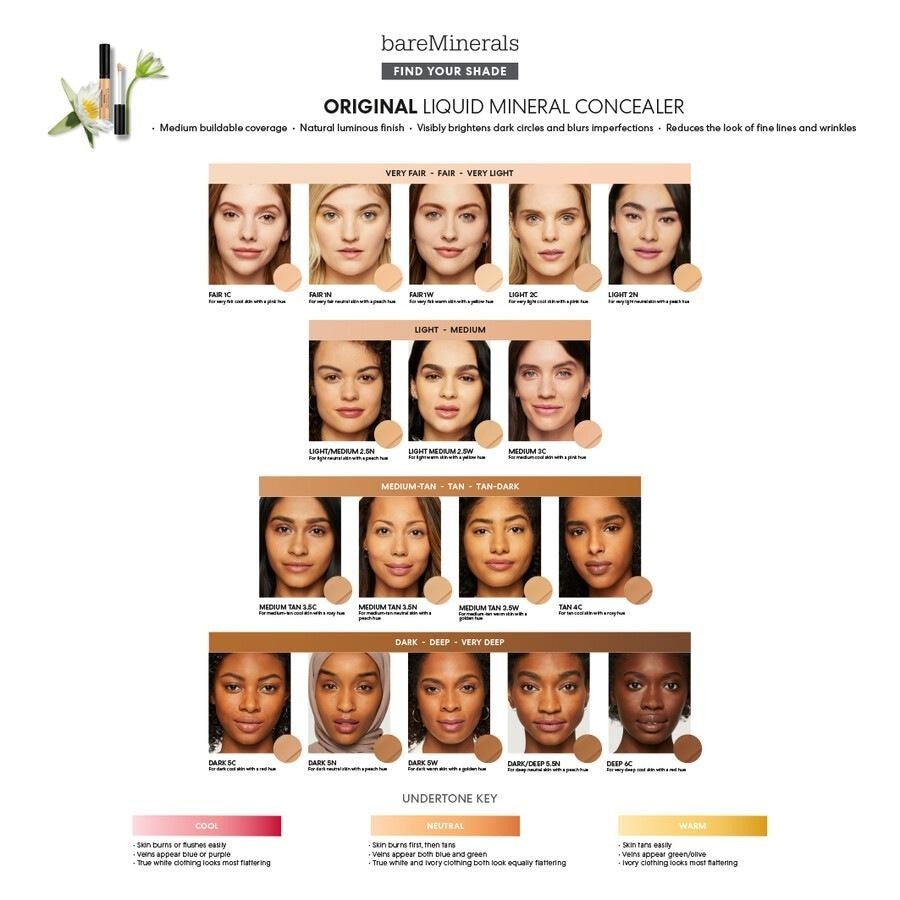 bareMinerals Concealer Original Flüssiger Mineral-Concealer - 6 ml
