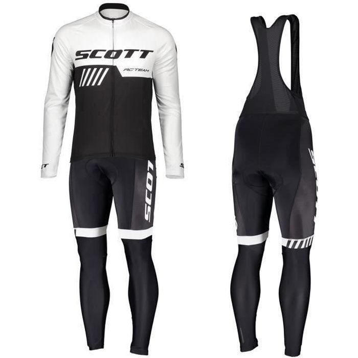 Men's Long Sleeve Cycling Jersey + GEL Cycling Pants - Mountain Bike Suit - Affordable Clothing Set