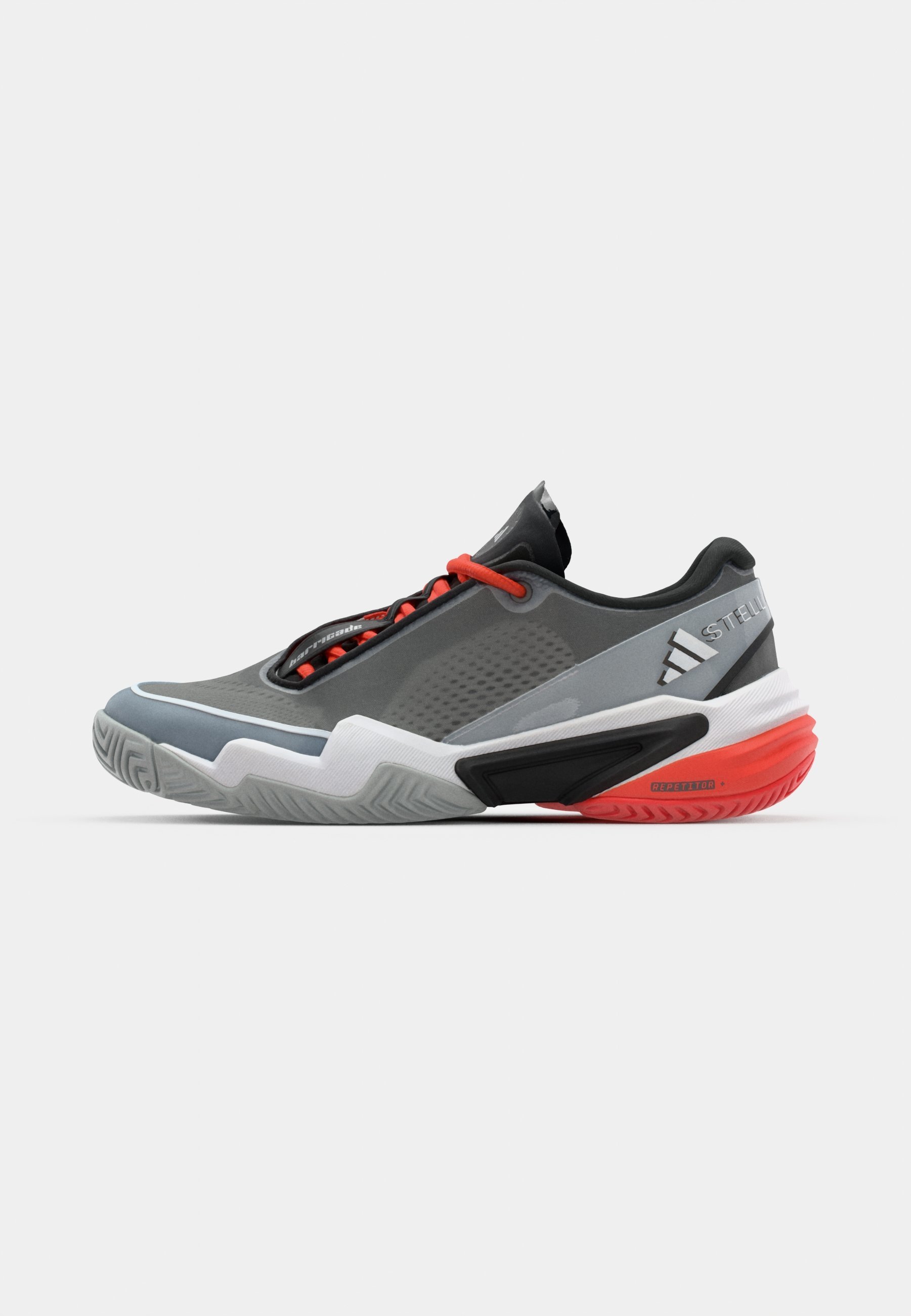 adidas Performance ASMC BARRICADE – Multicourt-Tennisschuhe – Schuhfarbe Weiß/Anthrazit/Orange