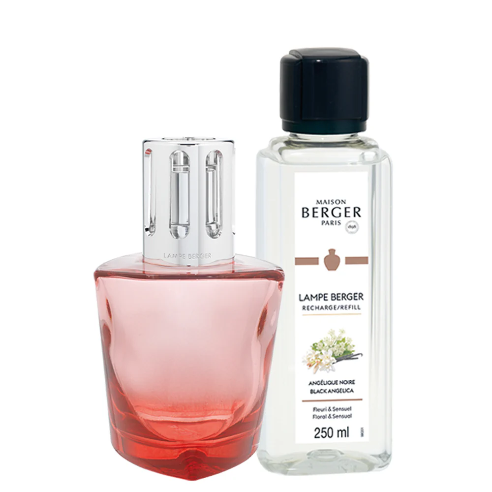 Lampe Coffret Terra Rouge - Cofanetto con Lampada, Lampada Catalitica, Profumo per Lampada Catalitica