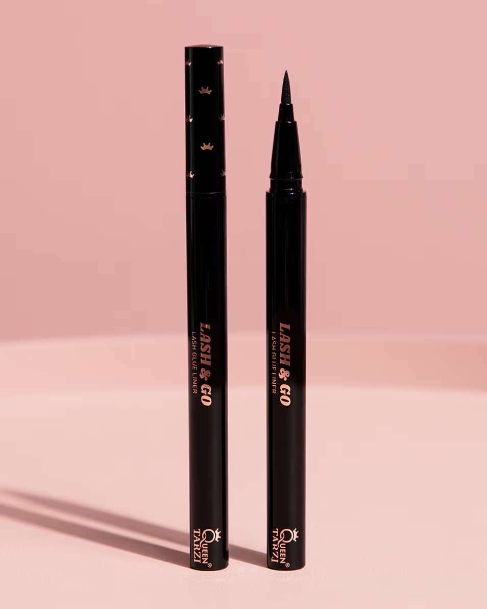 ΚΟΛΛΑ ΒΛΕΦΑΡΙΔΩΝ QUEEN TARZI LASH GLUE LASH & GO EYE LINER GLUE ΜΑΥΡΟ