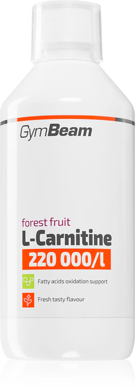 GymBeam L-karnitín 220 000 mg/l doplnok stravy doplnok stravy pre športovcov