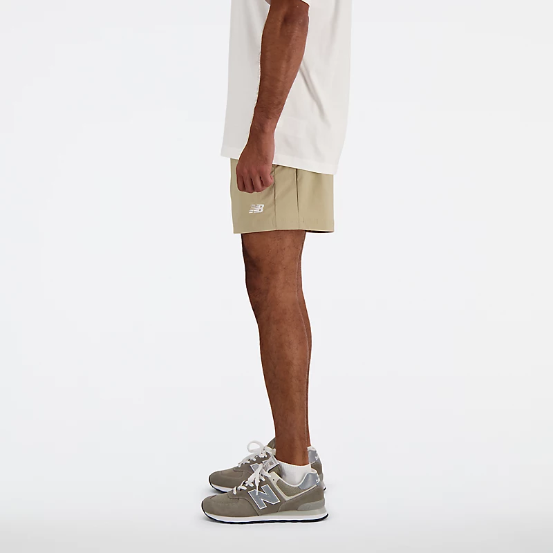 Sportshorts voor heren van 5 inch (12,7 cm) stretchstof - STONE