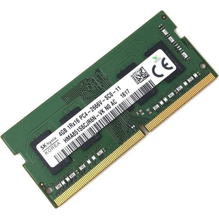 Mémoire RAM PC SK hynix  4GB DDR4 2666MHz.
