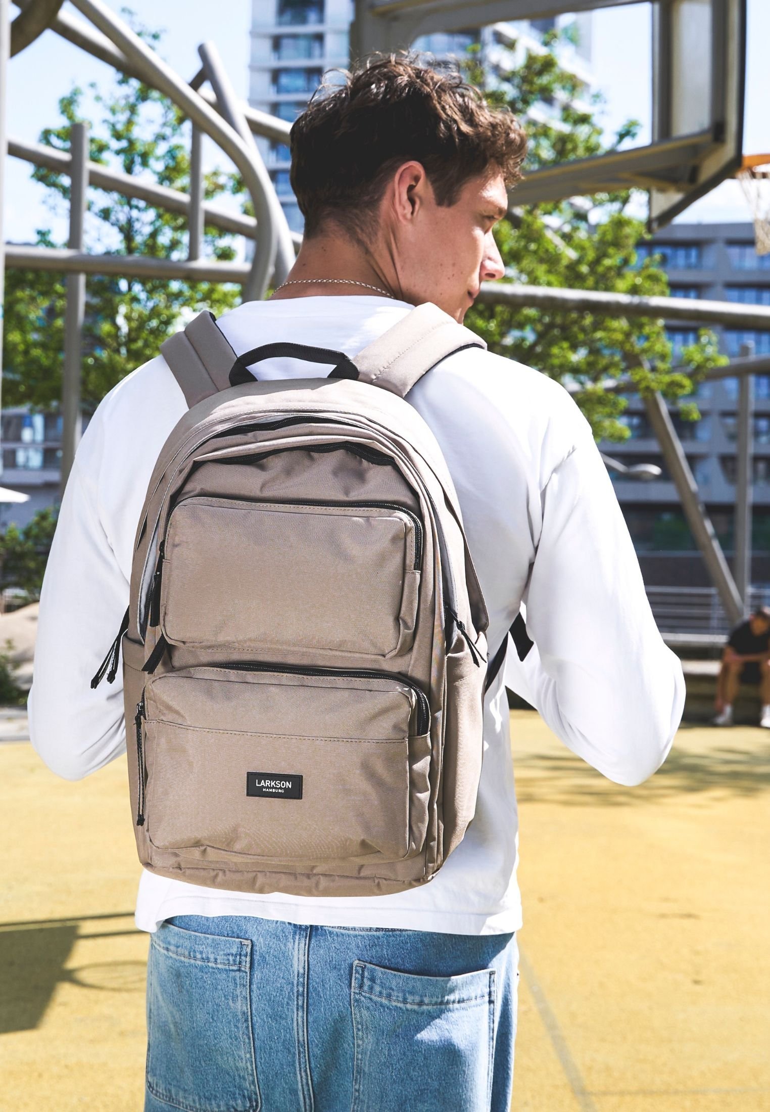 Larkson NO 3 AVANÇADO - Mochila - cascalho