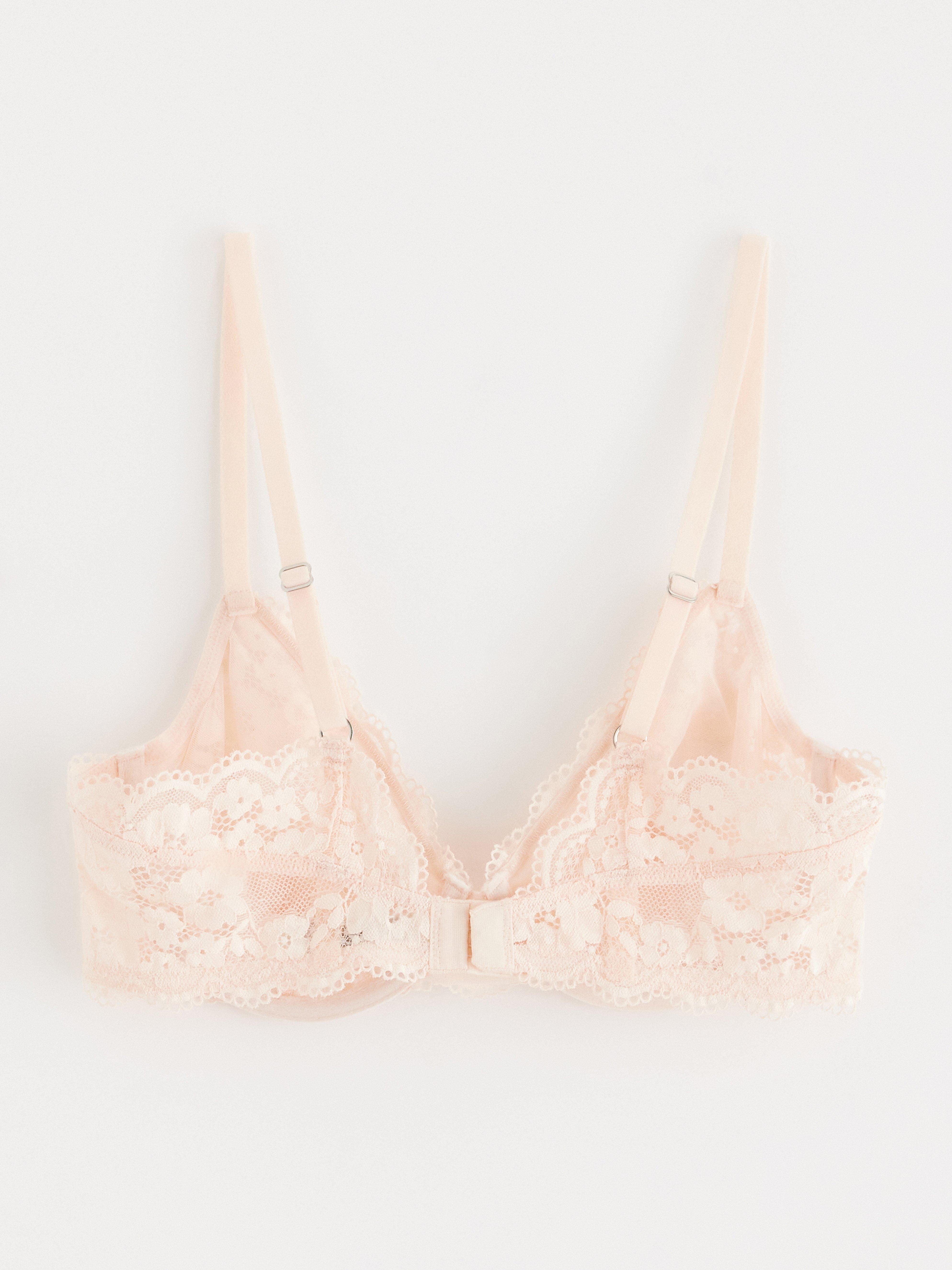 Reggiseno senza imbottitura con ferretto, rosa chiaro