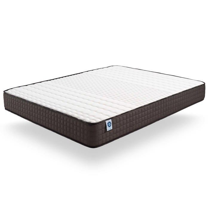 Titanium-Matratze 180 x 200 cm – 24 cm dick – Hochelastischer Memory-Schaum, blauer Latex, hypoallergen – Sommer-/Winterseite – 7 Zonen