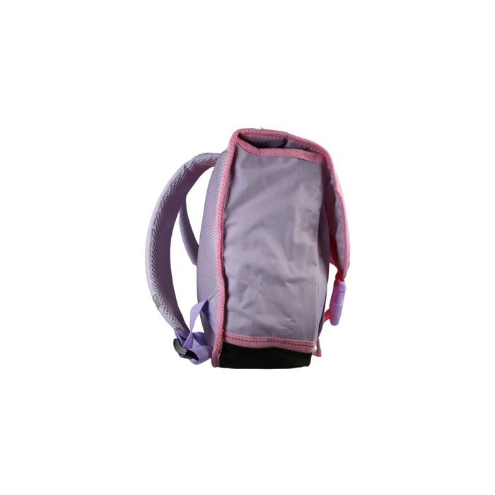 Mochila escolar Bagtrotter - Cybel - 38cm - Roxa - 2 compartimentos - 1 bolso sob a aba - 1 bolso para garrafa - Alças de ombro...