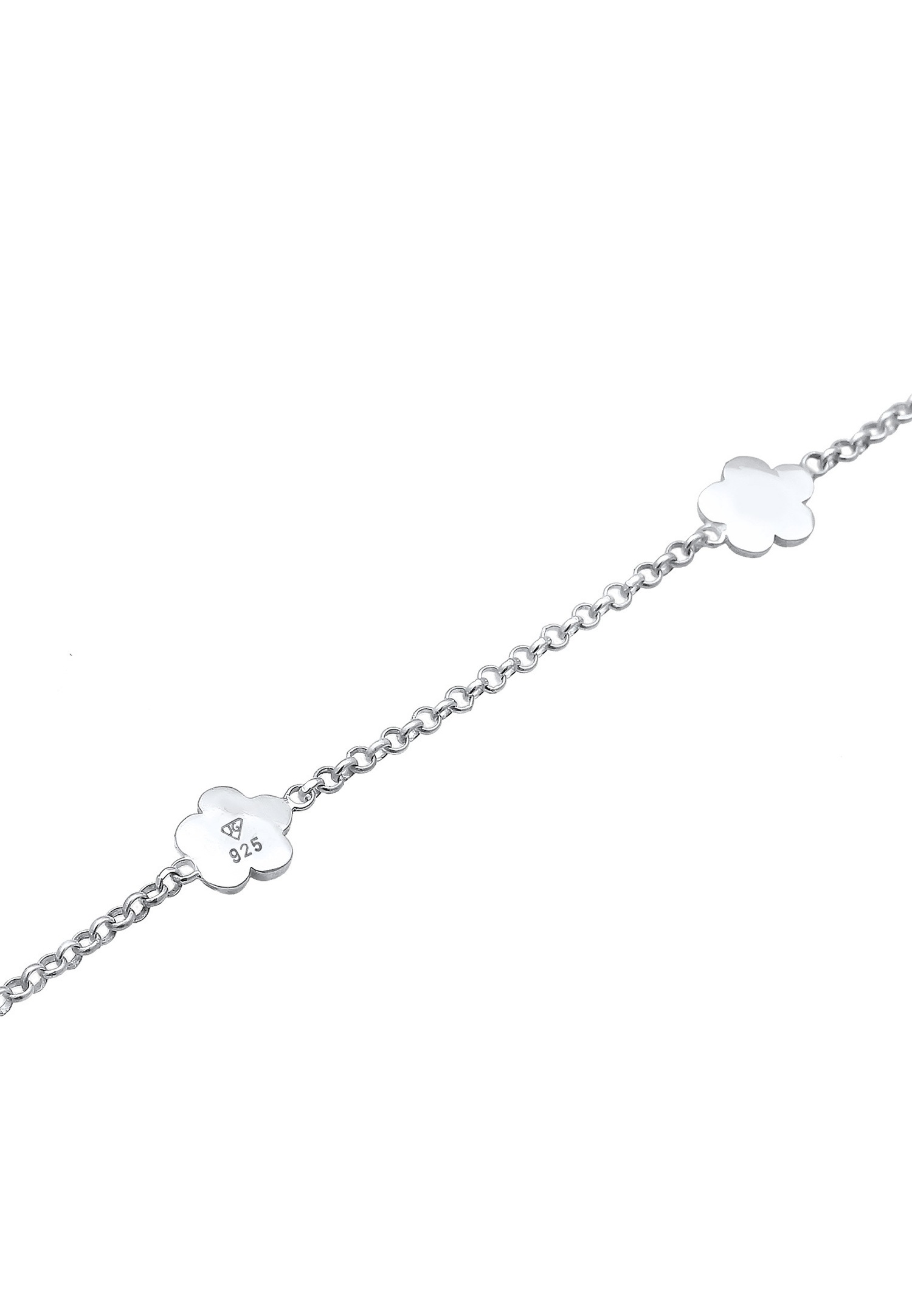 Elli Enfants Fleurs Filigrane avec Cristaux Rose en Argent Sterling 925
