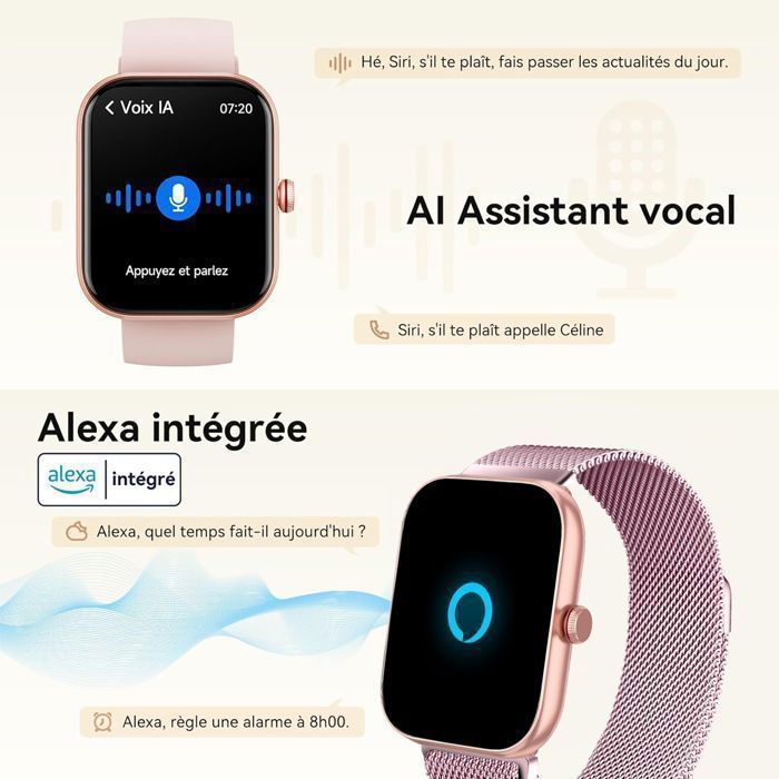 Reloj inteligente WENZYLIQUOX - ATS3085L - Pantalla de 1,91