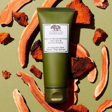 Origins Mega-Mushroom Relief & Resilience Mask Ultra beroligende maske mot rødhet 75 ml