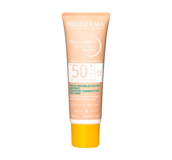 Bioderma Cover Touch Mineral kryjący fluid mineralny Very Light SPF50  40 g