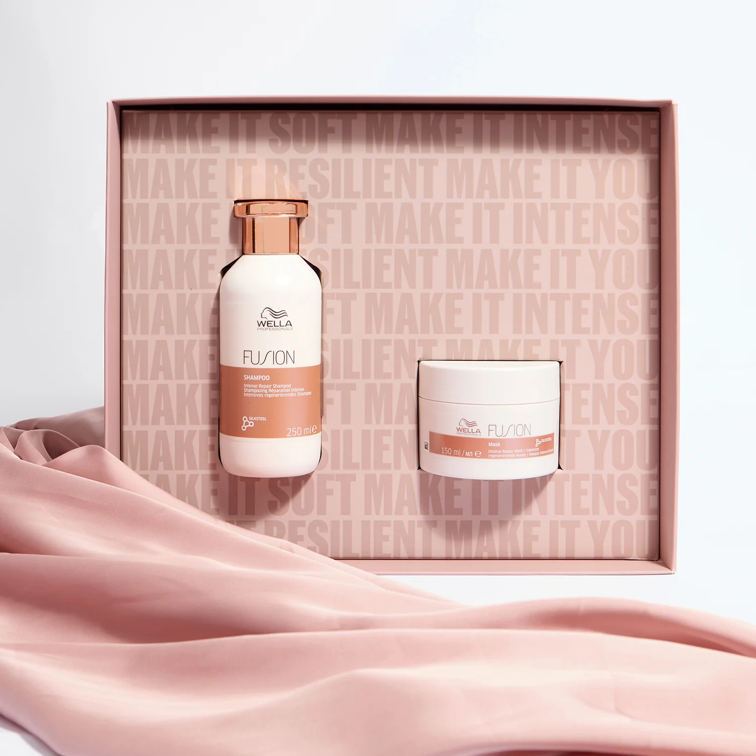 Fusion Fusion Cofanetto Natalizio - Shampoo e Maschera - Cofanetti per Capelli, Shampoo Rinforzante