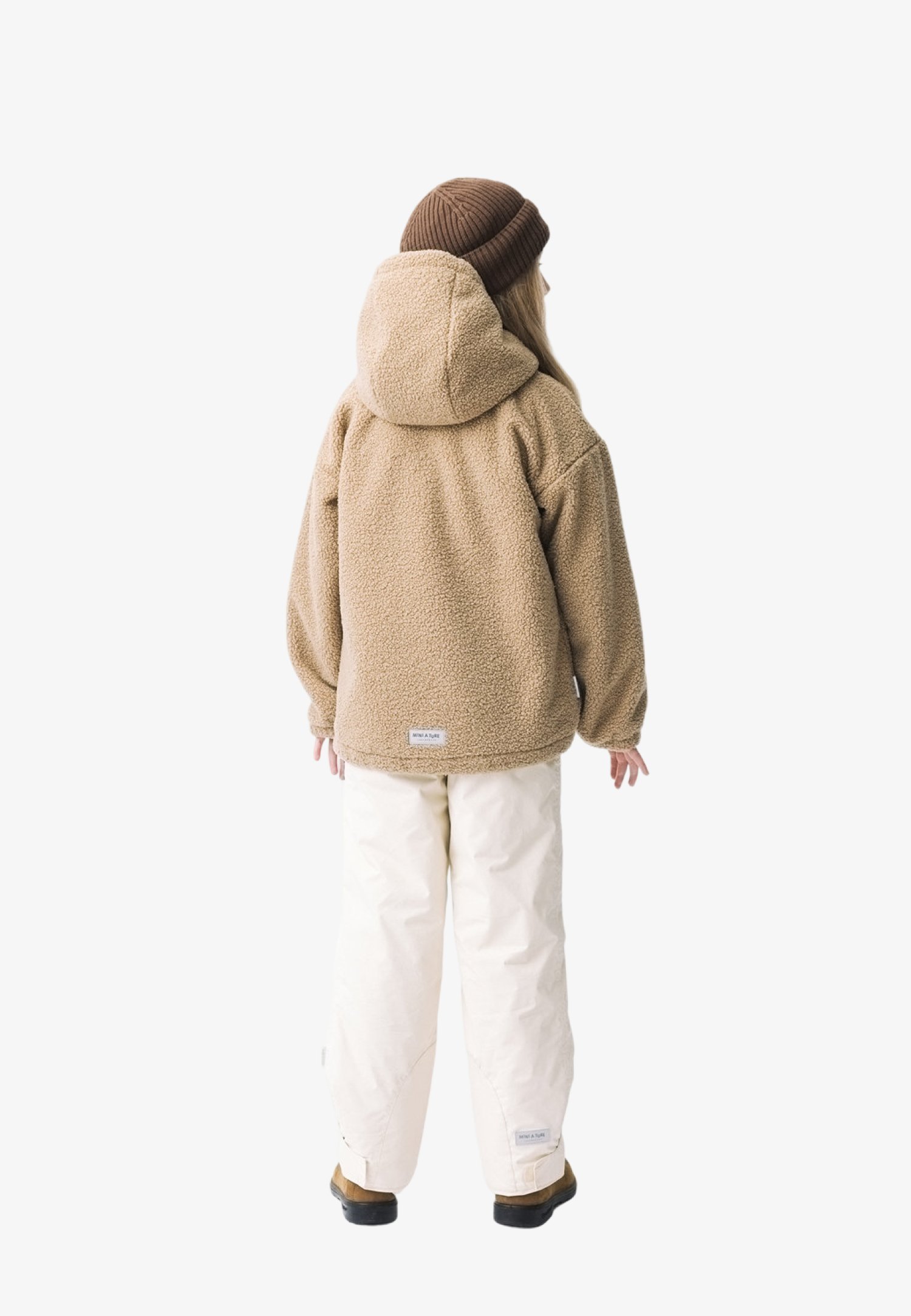 MINI A TURE MATARMAN UNISEX - Hoodie - travertine beige