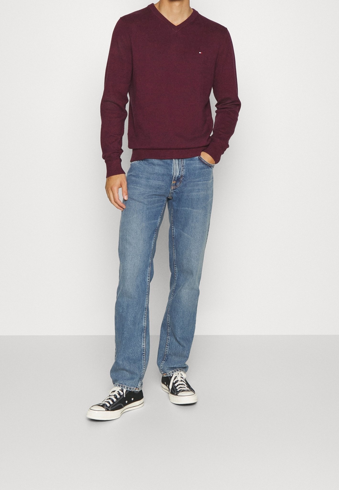 Maglione Tommy Hilfiger - bordeaux screziato