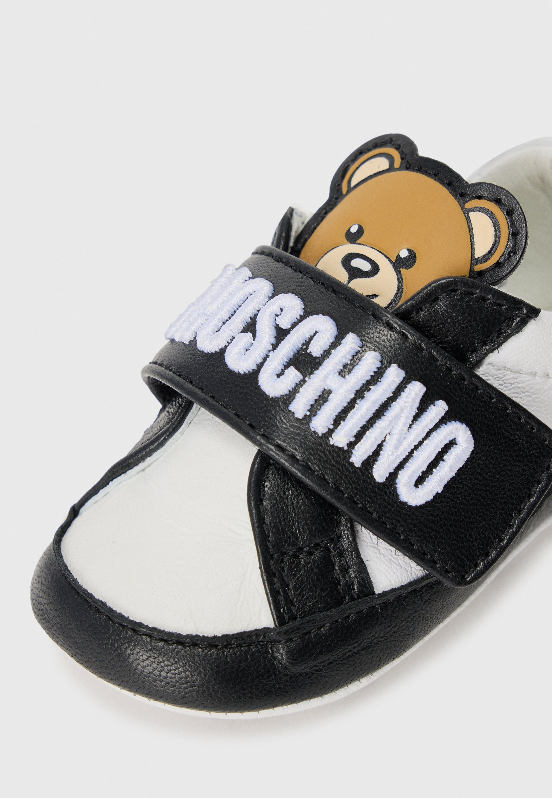 MOSCHINO UNISEXE - Premières chaussures - blanc/noir
