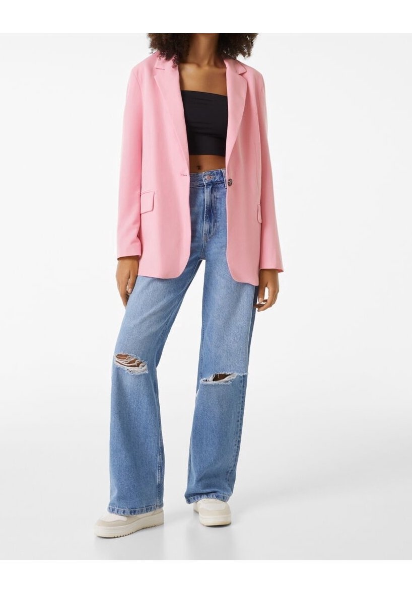 Blazer Bershka rose