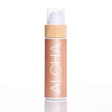„Cocosolis Aloha“ įdegio ir kūno aliejus veidui ir kūnui, kokosų kvapo, 110 ml