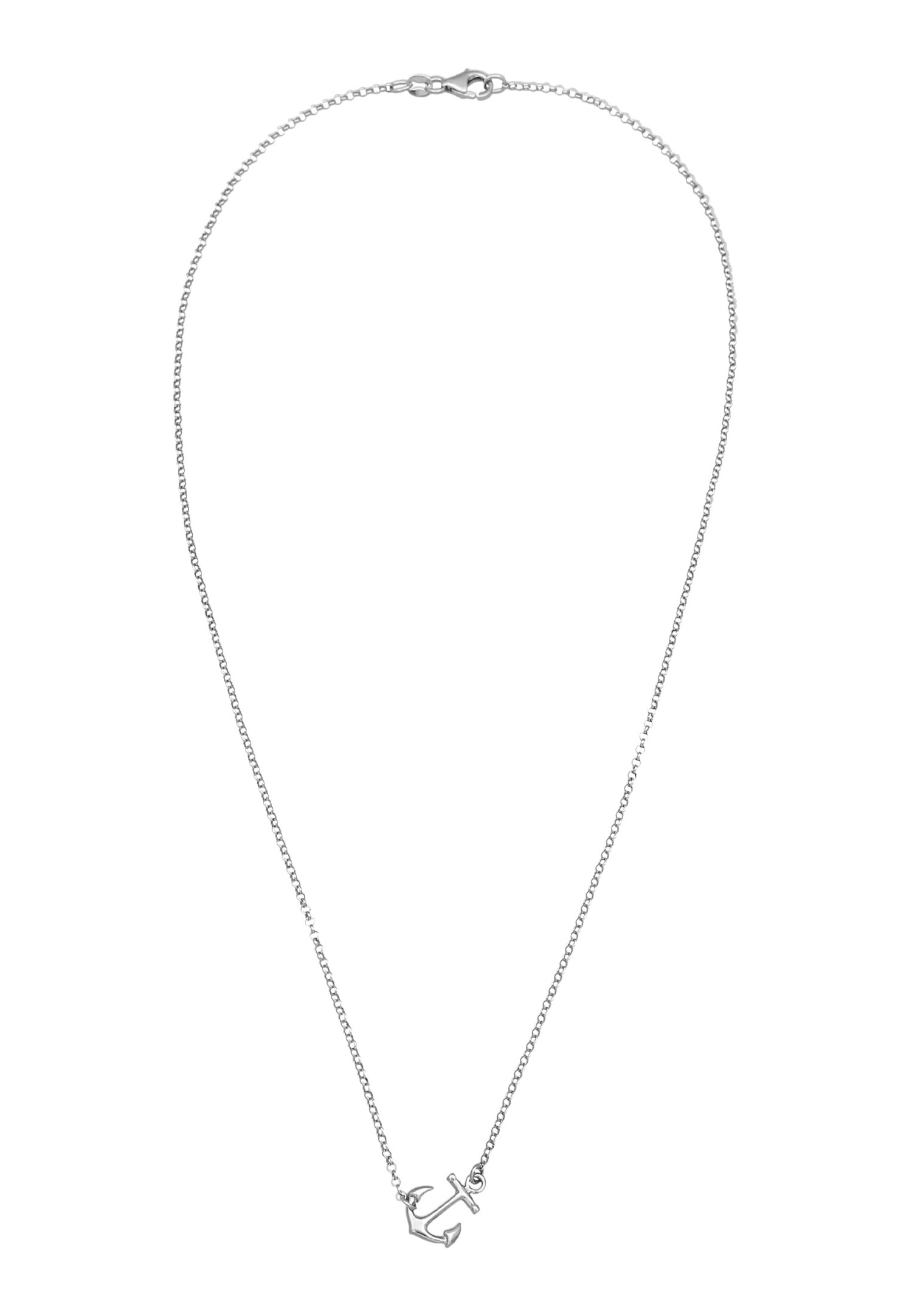 Elli Femmes Pendentif Ancre Maritime en Argent Sterling 925